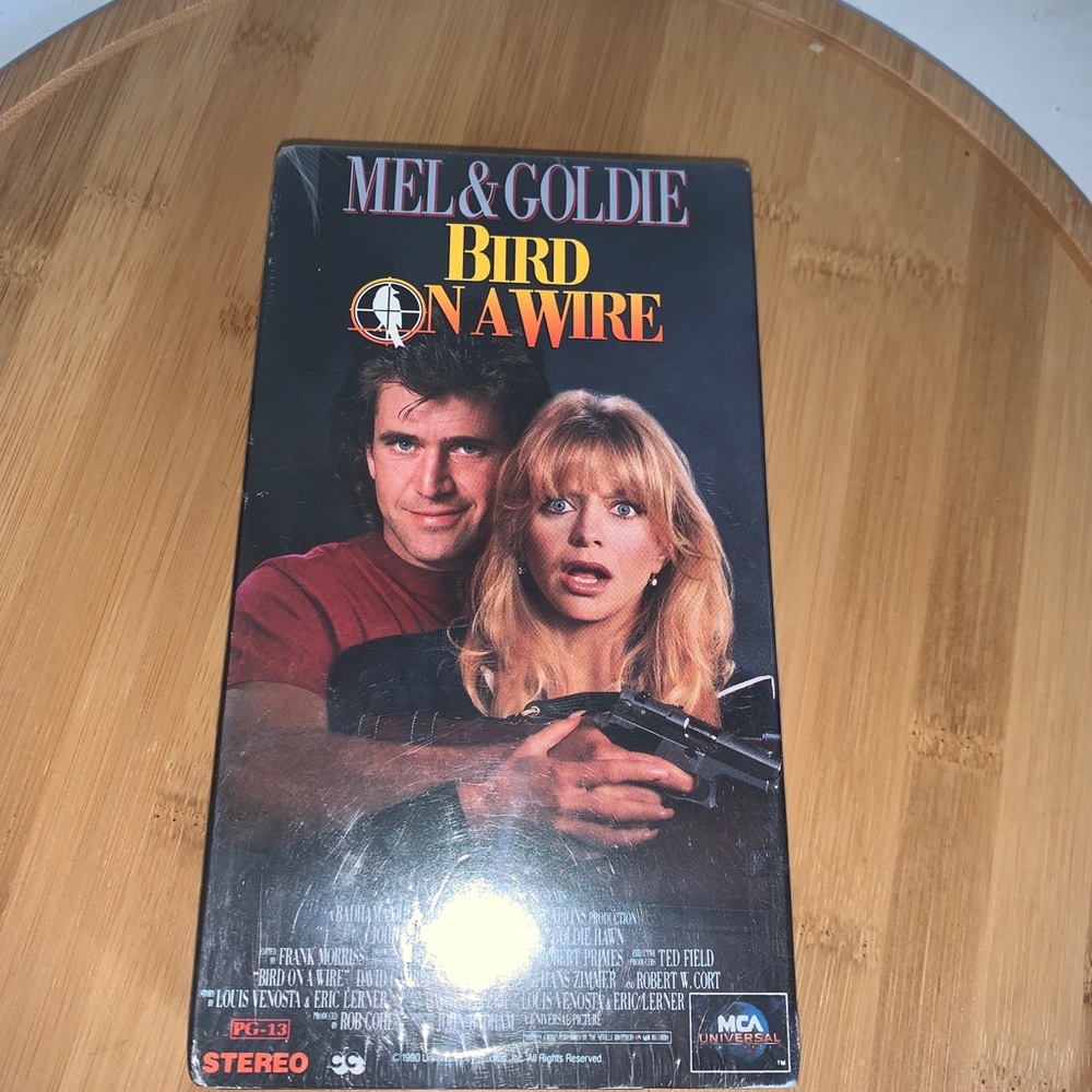 Bird On A Wire VHS 1990 Mel Gibson Goldie Hawn